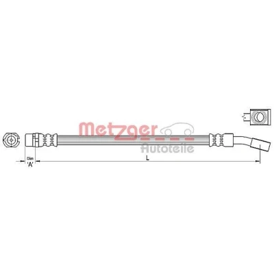 Kuva METZGER 4110222 Jarruletku 316