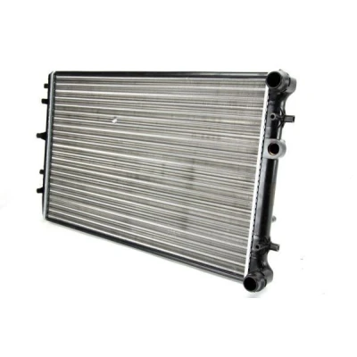 Kuva THERMOTEC D7W043TT Jäähdytin Alumiini, Muovi 415 635 34 Käsivaihteisto Jäähdytysrivat mekaan. kiinnitetyt SEAT: Ibiza 3, Córdoba II Sedan