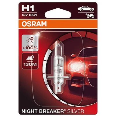 Kuva OSRAM 64150NBS 01B Polttimo, kaukovalo H1 12V 55W FORD: C Max 2, Focus 2 Kombi, MONDEO 4 Turnier, OPEL: Insignia A Sports Tourer, Astra K Hatchback