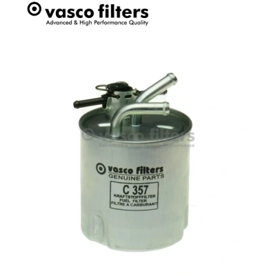 Kuva DAVID VASCO C357 Polttoainesuodatin Letkusuodatin, ilman vesisensoria, Suodattimen lämmitys 10mm 6mm NISSAN: NP300 Navara Pick up, Pathfinder 3