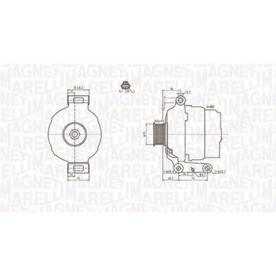 Kuva Laturi FORD TRANSIT Buss, Flak/chassi, Skåp OE 2C1T10300AA, 2C1T10300AB