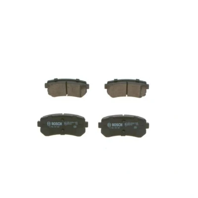 Kuva BOSCH 0 986 494 887 Jarrupalat Low Metallic kulumisvaroitinkoskettimella KIA: Sportage III, IV, HYUNDAI: Tucson, ix35, Creta I SUV