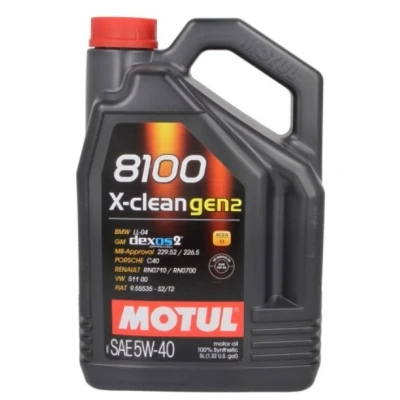 Kuva Motul X CLEAN GEN2 5W 40 5l Moottoriöljy 109762 BMW: X3, 5 Touring, 3 Sedan, MERCEDES BENZ: C sarja T modell, E modell