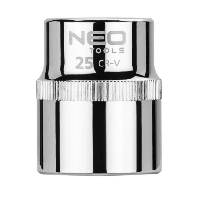 Kuva NEO TOOLS 08 025 Hylsyavain 1/2 3124 25 mm Kromi vanadium teräs SuperLock
