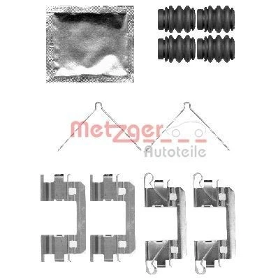Kuva METZGER 109 1811 Tarvikesarja, Jarrupala HONDA: Jazz 3