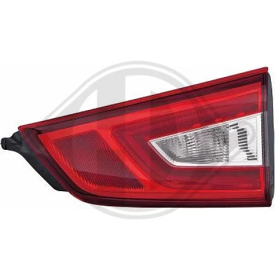 Kuva DIEDERICHS 6046892 Takavalot Oikea Sisä osa W16W, LED NISSAN: Qashqai 2