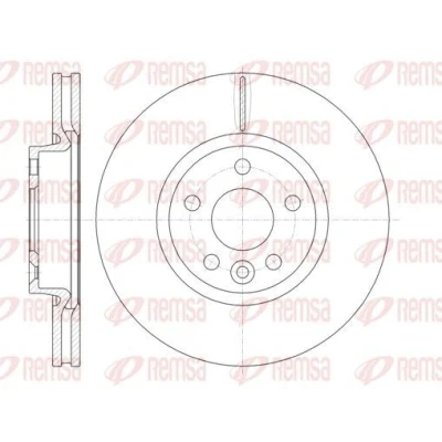 Kuva REMSA 61019.10 Jarrulevyt Etuakseli 300, 300 28 5 Tuuletettu VOLVO: V60 I, V70 3, XC70 II Farmari, FORD: MONDEO 4 Turnier, S Max Mk1,
