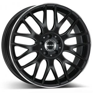 Kuva MAK Arrow Black polished lip 7.5x17 5/112 ET40 B66.6