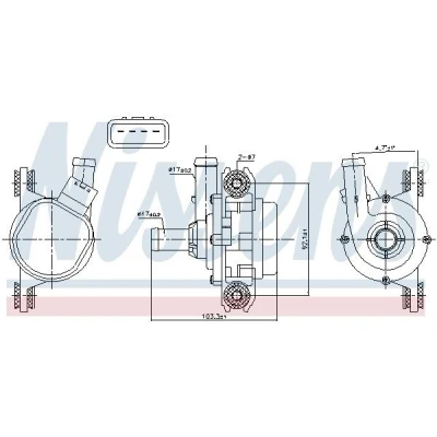 Kuva Vesipumppu TOYOTA HIGHLANDER, RAV 4 V, VAN V OE G904042010