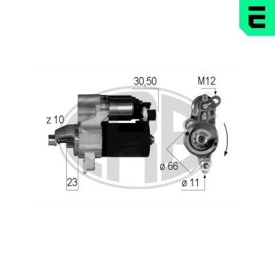 Kuva ERA 220604A Starttimoottori 12 1,1 10 AUDI: A6 C7 Avant, A4 B8 Sedan, Avant