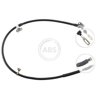 Kuva A.B.S. K11087 Käsijarruvaijeri 1468 Rumpujarru Oikean /vasemmanpuolinen ohjaus MAZDA: MX 3