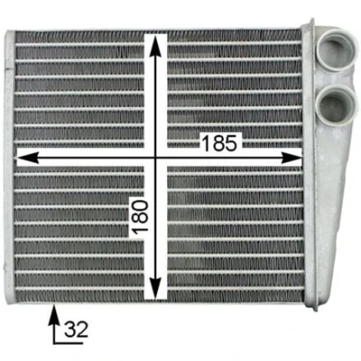 Kuva MAHLE ORIGINAL AH 208 000S Lämmityslaitteen Kenno Tiivisterenkaalla VOLKSWAGEN: Tiguan I, Passat B6 Variant, SKODA: Superb II Hatchback