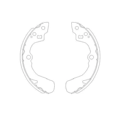 Kuva KAVO PARTS KBS 8905 Jarrukengät 200 31 SUZUKI: Baleno I Farmari, SWIFT 3, Sedan