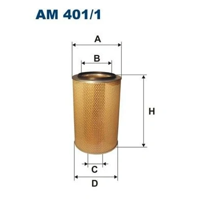 Kuva FILTRON AM 401/1 Ilmansuodatin 471 302 Suodatinpanos
