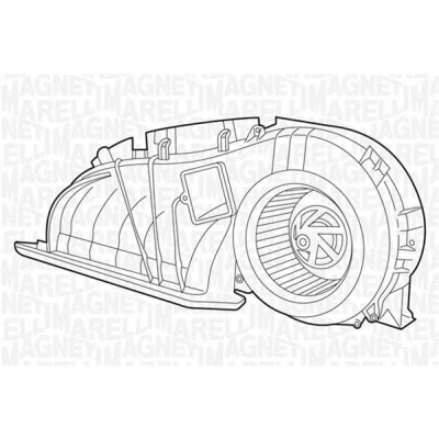 Kuva MAGNETI MARELLI 069401324010 Lämmityslaitteen Puhallin RENAULT: CLIO 2