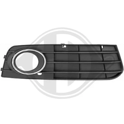 Kuva DIEDERICHS 1018046 Puskurin Ritilä reikä/reiät sumuvaloille Oikea AUDI: A4 B8 Sedan, Avant