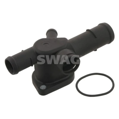 Kuva SWAG 30 92 9888 Jäähdytysnesteen Laippa Muovi Sylinterikansi Tiivisteillä AUDI: A3 Sportback, Hatchback, SKODA: Octavia 2 Combi