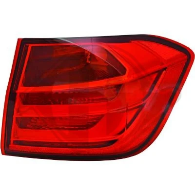 Kuva DIEDERICHS 1217090 Takavalot Oikea Uloin osa P21W, LED Ilman lampun kantaa BMW: 3 Sedan