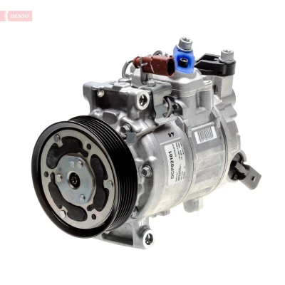 Kuva DENSO DCP02101 Ilmastoinnin Kompressori 6SBU14C 12 PAG 46 R 134a magneettikytkimellä AUDI: A4 B8 Avant, Sedan