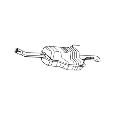 Kuva Takaäänenvaimentaja OPEL ZAFIRA A Minibus, minivan OE 13142090, 13158599, 5852263