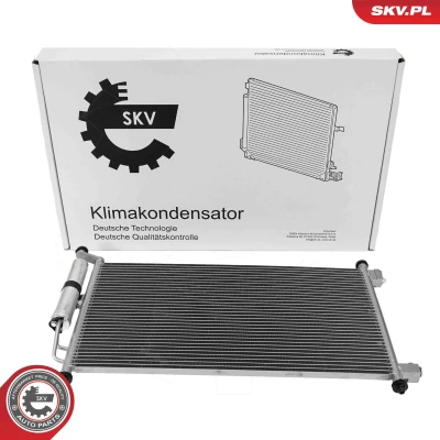 Kuva ESEN SKV 86SKV082 Ilmastoinnin Lauhdutin Vedenerottimella Alumiini 610mm NISSAN: Tiida Hatchback