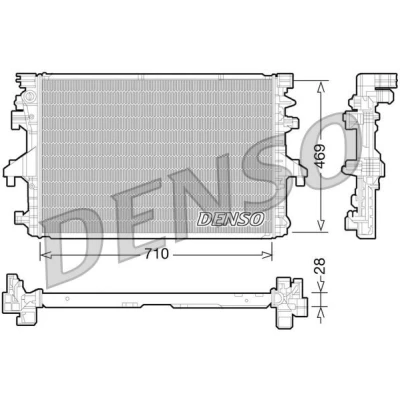 Kuva Jäähdytin, moottorin jäähdytys DENSO DRM32038