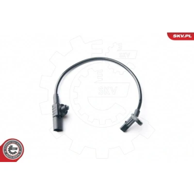 Kuva ESEN SKV 06SKV234 ABS Anturi Taka akseli 2 napaa 230mm 12V Sähköinen musta Soikea Uros MERCEDES BENZ: ML sarja, R sarja