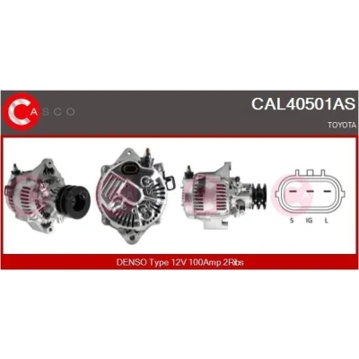 Kuva CASCO CAL30190AS Laturi 12V 90A FIAT: Grande Punto Hatchback, II BRAVO 1, FORD: KA Hatchback