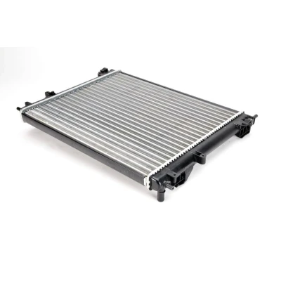 Kuva THERMOTEC D7R031TT Jäähdytin 480 415 28 Käsivaihteisto Jäähdytysrivat mekaan. kiinnitetyt RENAULT: CLIO 2