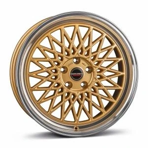 Kuva BORBET B Gold Rim Polished 8x18 5/112 ET45 B66.6