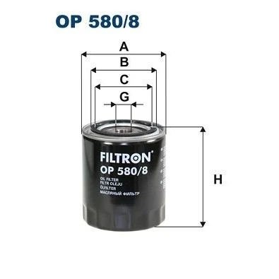 Kuva Öljynsuodatin FILTRON OP580/8