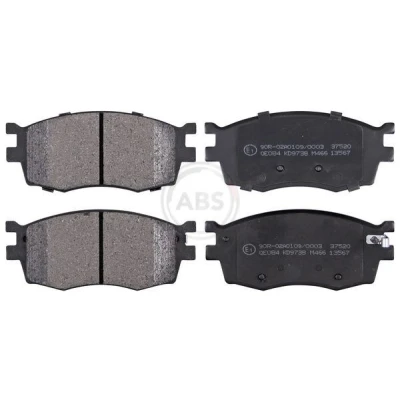 Kuva A.B.S. 37520 Jarrupalat akustisella kulumavaroittimella HYUNDAI: i20 I Hatchback, ACCENT 3 Stufenheck, KIA: RIO 2