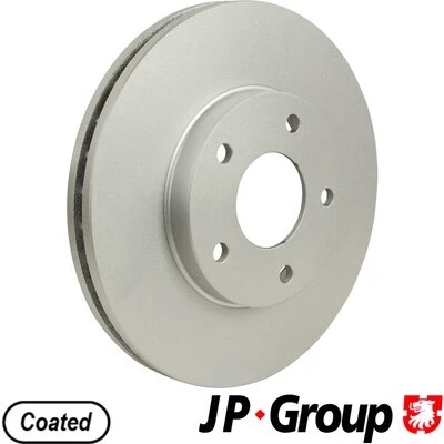Kuva JP GROUP 4063100700 Jarrulevyt Etuakseli 280 28 5 Tuuletettu pinnoitettu NISSAN: X Trail, Primera Hatchback, Farmari