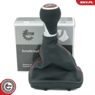 Kuva ESEN SKV 63SKV413 Vaihdekepin nuppi 6 vaihteinen Nahka AUDI: A4 B7 Avant, B6 Sedan, Avant