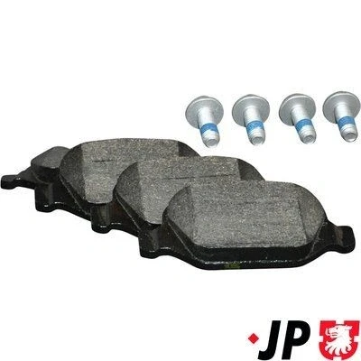 Kuva JP GROUP 3363700110 Jarrupalat Taka akseli Ilman kulumisenilmaisinta FIAT: 500 Hatchback, Punto II Panda Hatchback