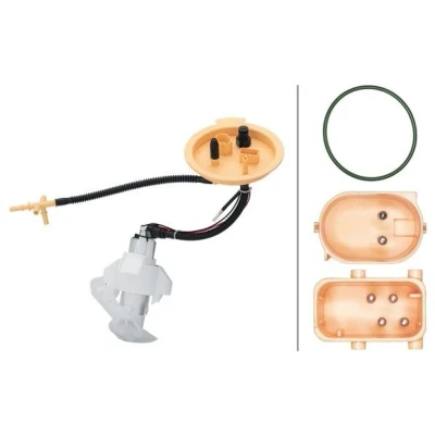 Kuva HELLA 8TF 358 302 931 Polttoainepumppu Tiivisteillä Sähköinen BMW: 5 Touring, Sedan