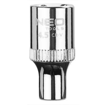Kuva NEO TOOLS 08 221 Hylsyavain 1/4tuumaa 3124 4.5 mm Kromi vanadium teräs SuperLock