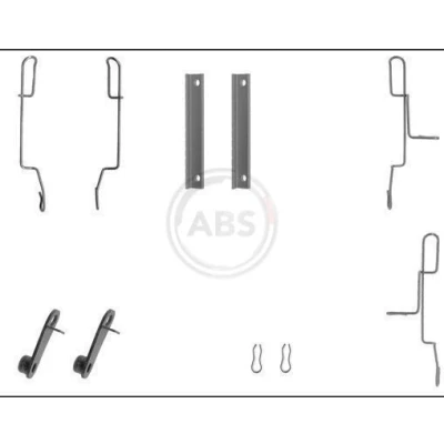 Kuva A.B.S. 1188Q Tarvikesarja, Jarrupala CITROËN: AX, PEUGEOT: 405 II Sedan, 306 Hatchback