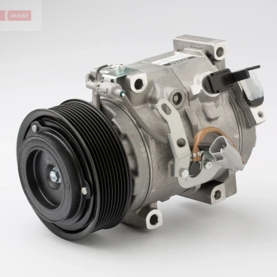 Kuva DENSO DCP50088 Ilmastoinnin Kompressori 10SR19C 12 PAG 46 R 134a magneettikytkimellä