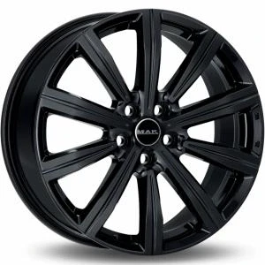 Kuva MAK Birmingham Gloss Black 9.5x22 5/120 ET49 B72.6 Alumiinivanteet