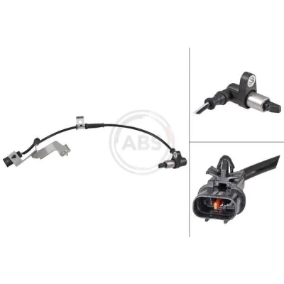 Kuva A.B.S. 31907 ABS Anturi passiivi sensori 400 Musta MITSUBISHI: L200 III Pick up