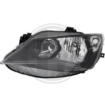 Kuva DIEDERICHS 7427085 Ajovaloumpio Vasen H7/H7 musta SEAT: Ibiza 4
