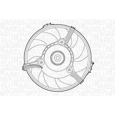 Kuva MAGNETI MARELLI 069422263010 Jäähdyttimen Tuuletin Autoihin ilman ilmastointilaitetta 280 12 VOLKSWAGEN: Passat B5 GP Variant, Variant
