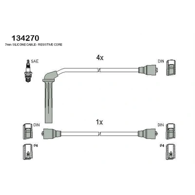Kuva HITACHI 134270 Sytytysjohto