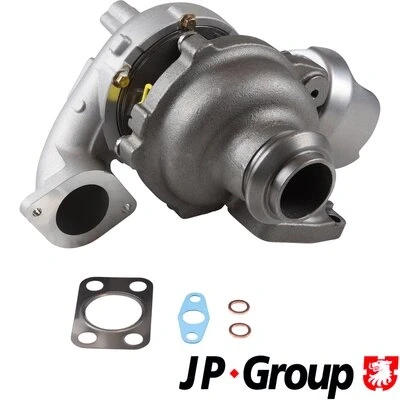 Kuva JP GROUP 4117400500 Turboahdin Pakokaasuahdin sis. tiivistesarjan VOLVO: V50, V70 3, S40 II, CITROËN: C5 III Farmari, C4 II Hatchback