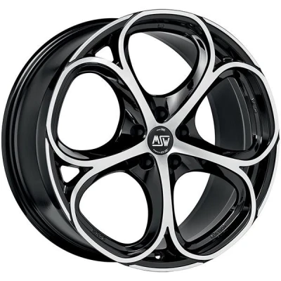 Kuva MSW82 Shiny Black Machined Face 9/20 5/110 ET31 B65