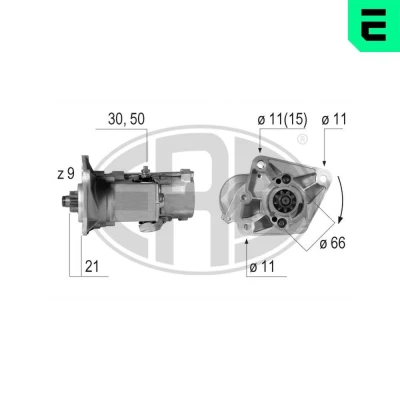 Kuva ERA 220599A Starttimoottori 12 2 9 LAND ROVER: Discovery