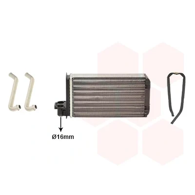 Kuva VAN WEZEL 40006088 Lämmityslaitteen Kenno PEUGEOT: 205 I Hatchback