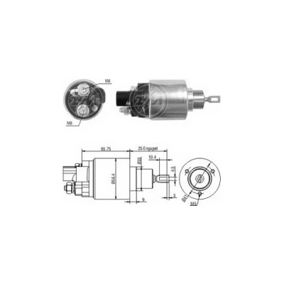 Kuva Magneettikytkin, käynnistin TOYOTA OE 28150 02040, 02080, 0B020