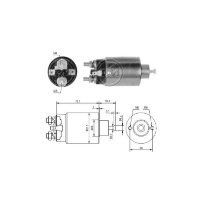 Kuva Magneettikytkin, käynnistin KIA, MAZDA, SUZUKI OE 23343 AA000, M8011, M001Q71281